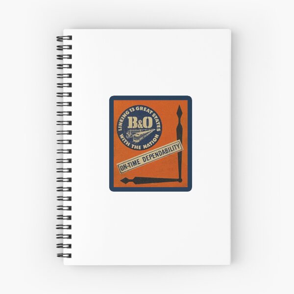 Item preview, Vintage Baltimore and Ohio Railroad - On Time Dependability designed and sold by QuayTradingCo.