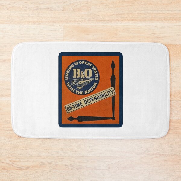 Item preview, Vintage Baltimore and Ohio Railroad - On Time Dependability designed and sold by QuayTradingCo.