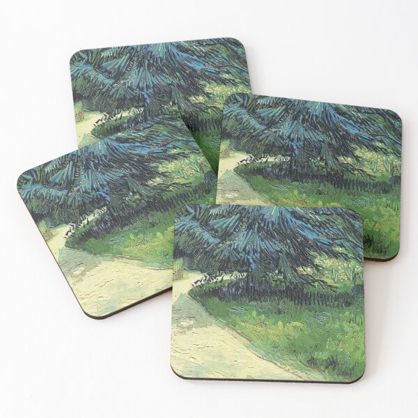 Item preview, Vincent Van Gogh - Public Garden With Couple And Blue Fir Tree (the Poet S Garden Iii) designed and sold by st1art.