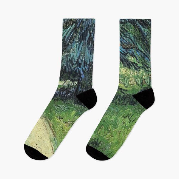 Item preview, Vincent Van Gogh - Public Garden With Couple And Blue Fir Tree (the Poet S Garden Iii) designed and sold by st1art.