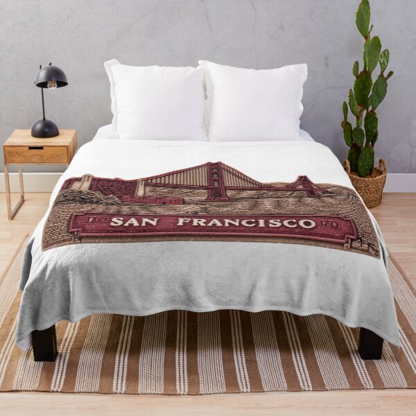 Item preview, San Francisco Golden Gate Bridge Vintage Wood Carved Relief Style Sticker  designed and sold by Blurbean.