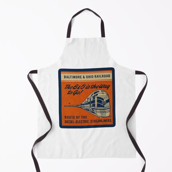 Item preview, Vintage Baltimore and Ohio Railroad - The B&O Is The Way To Go designed and sold by QuayTradingCo.