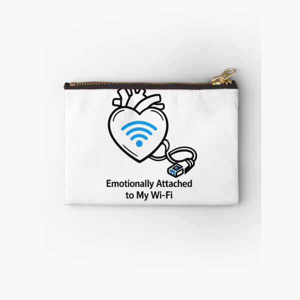 Item preview, Emotionally Attached to My Wi-Fi designed and sold by LioraStudio.