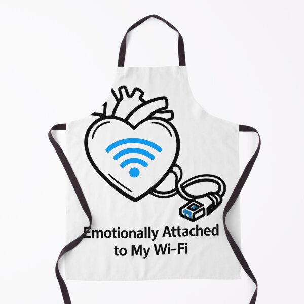 Item preview, Emotionally Attached to My Wi-Fi designed and sold by LioraStudio.
