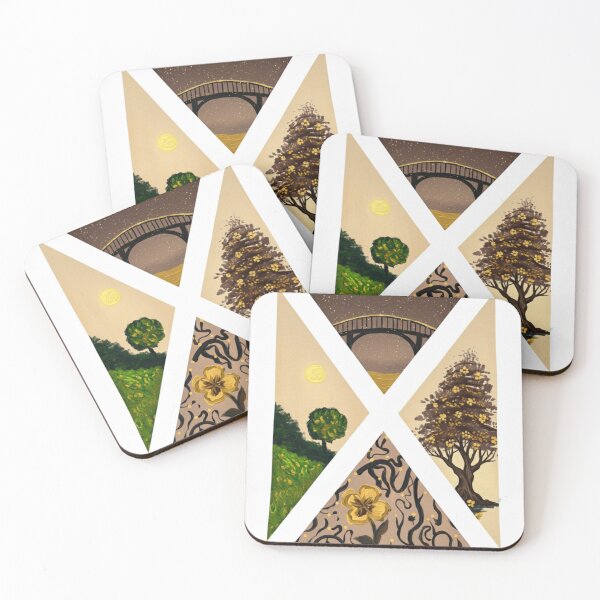 Item preview, The Four Paths of Nature - Abstract Geometric Art designed and sold by WhisperGold.