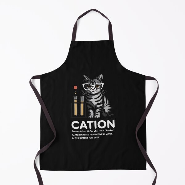 Item preview, Cation - Chemistry Humor Science Teacher Cat Pun designed and sold by nicomitchell.