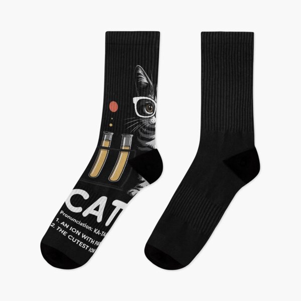 Item preview, Cation - Chemistry Humor Science Teacher Cat Pun designed and sold by nicomitchell.