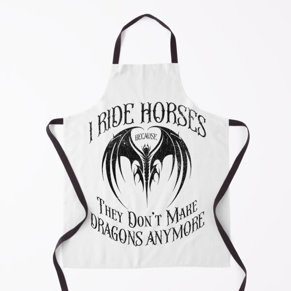 Item preview, I Ride Horses Because They Don't Make Dragons designed and sold by Rich Summers Art.