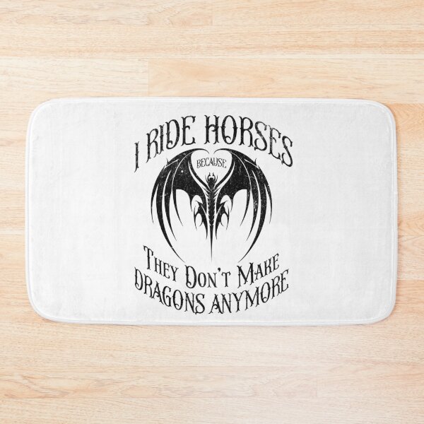 Item preview, I Ride Horses Because They Don't Make Dragons designed and sold by Rich Summers Art.
