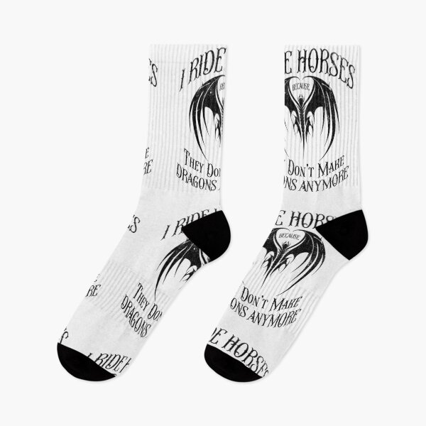 Item preview, I Ride Horses Because They Don't Make Dragons designed and sold by Rich Summers Art.