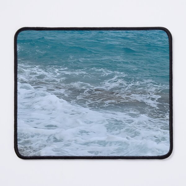 Item preview, Turquoise Ocean Waves Under Cloudy Sky designed and sold by Torizo.