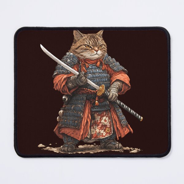 Item preview, Samurai Cat designed and sold by Noexcusesstore.