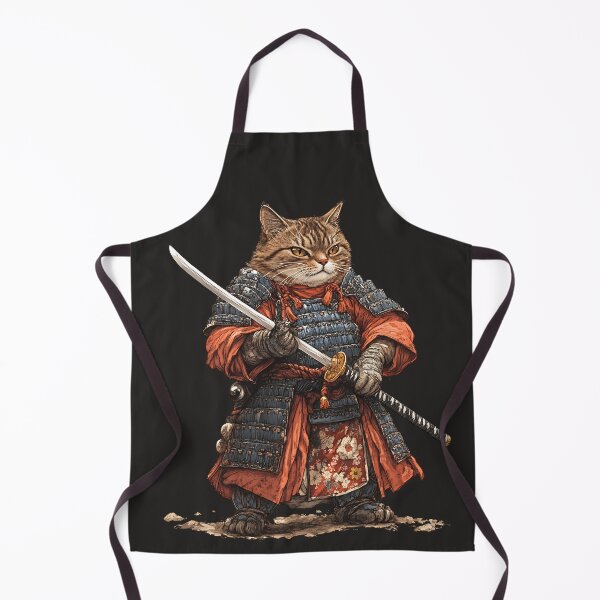Item preview, Samurai Cat designed and sold by Noexcusesstore.