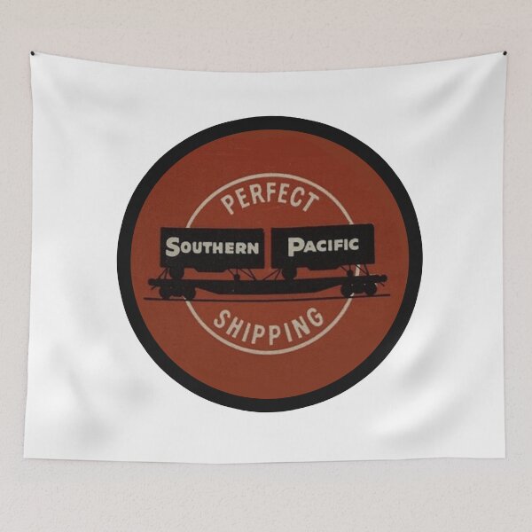 Item preview, Vintage Southern Pacific Railroad - Perfect Shipping - Piggyback Service designed and sold by QuayTradingCo.