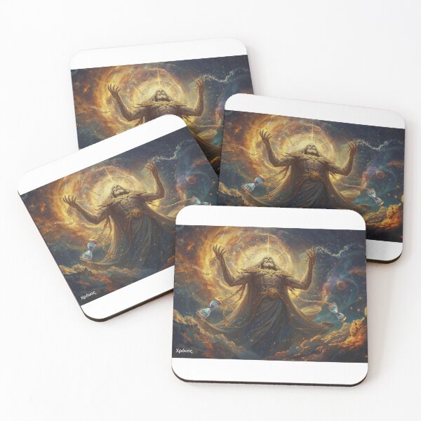 Item preview, Χρόνος — Chronos Primordial God of Time | Greek Mythology Fantasy Art designed and sold by GreennieArt.