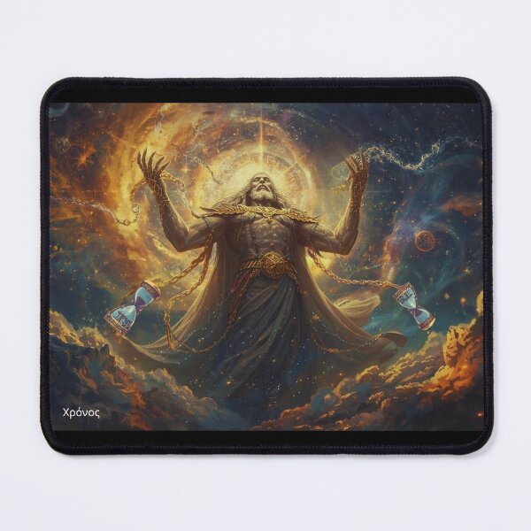 Item preview, Χρόνος — Chronos Primordial God of Time | Greek Mythology Fantasy Art designed and sold by GreennieArt.