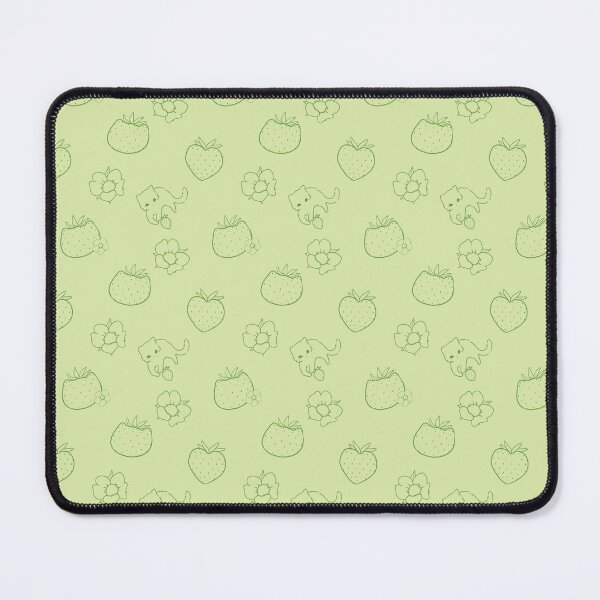 Item preview, green kitty patter designed and sold by posh-pancakes.
