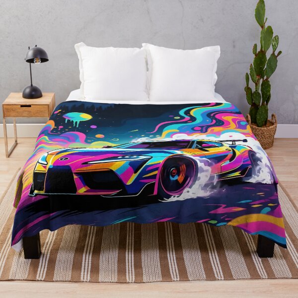 Item preview, Car doing a burnout in a fantasy world. designed and sold by Nomad-Maynard.