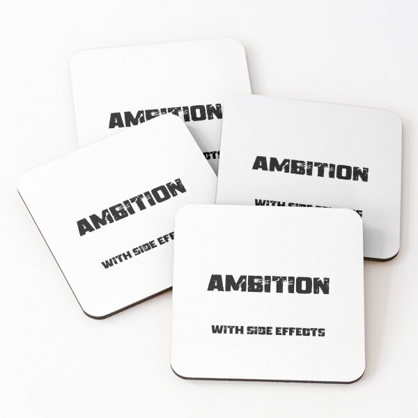 Item preview, Ambition With Side Effects Shirt – Minimal Corporate Life Quote designed and sold by AURA-APPAEL.
