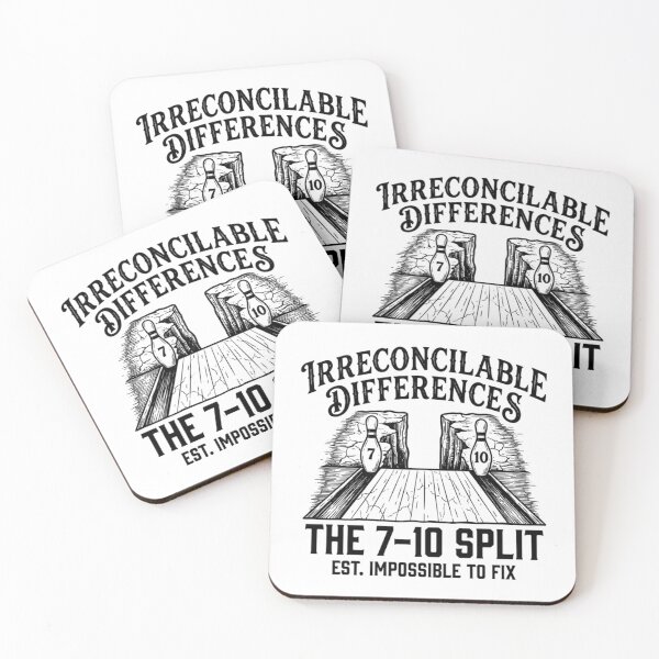 Item preview, Funny 7-10 Split Vintage Bowling League Team Humor designed and sold by Mason-Pride.