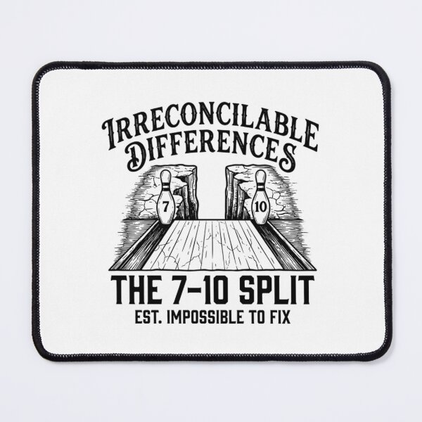 Item preview, Funny 7-10 Split Vintage Bowling League Team Humor designed and sold by Mason-Pride.