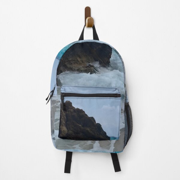 Item preview, Ocean Waves Crashing Against Coastal Rock designed and sold by Torizo.