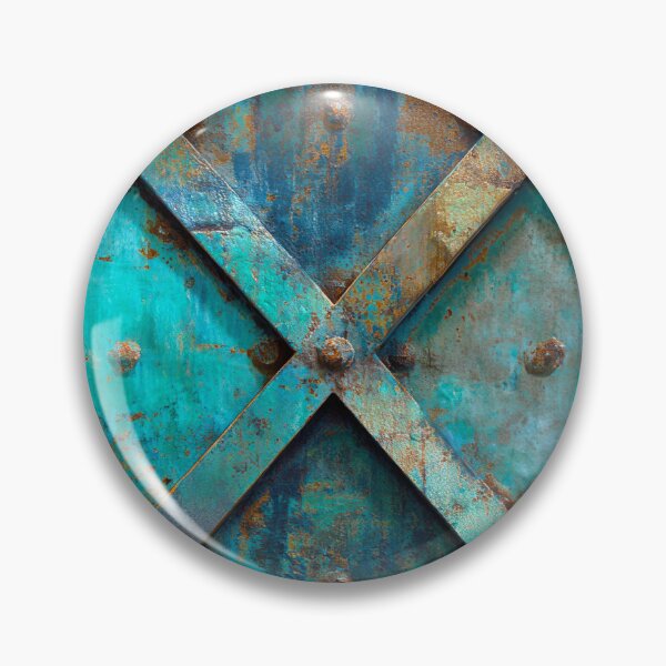 Item preview, Blue Grunge Metallic-Inspired Urban-Chic Design Art   designed and sold by DEC02.