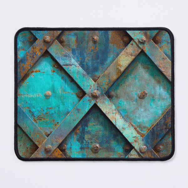Item preview, Blue Grunge Metallic-Inspired Urban-Chic Design Art   designed and sold by DEC02.