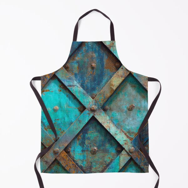 Item preview, Blue Grunge Metallic-Inspired Urban-Chic Design Art   designed and sold by DEC02.