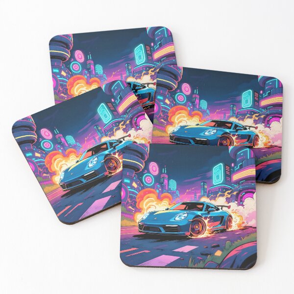 Item preview, Car doing a burnout in a fantasy world.  designed and sold by Nomad-Maynard.