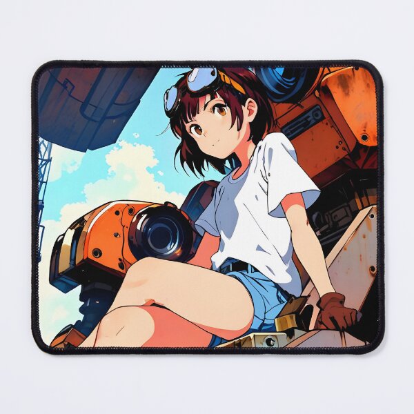 Item preview, KAI: Rusty Scrapyard Horizon Sit | Cute Dieselpunk Anime Girl designed and sold by Sytrics.