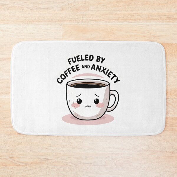 Item preview, Fueled by coffee and anxiety designed and sold by Spirit of Siam.