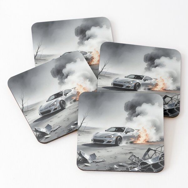 Item preview, Car doing a burnout in a fantasy world.  designed and sold by Nomad-Maynard.