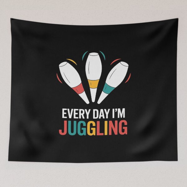 Item preview, Three Juggling Clubs Juggler designed and sold by andreaswest.