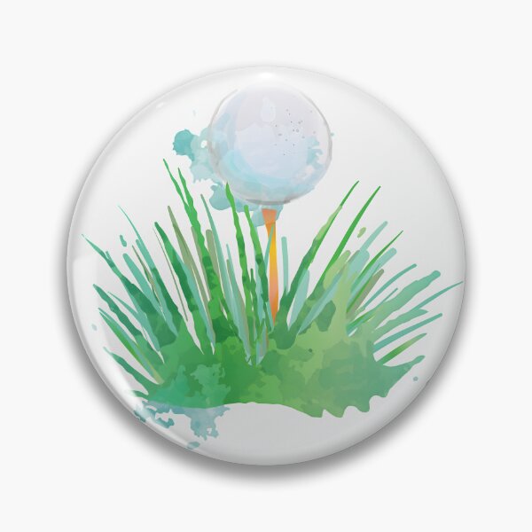 Item preview, Watercolor golf ball designed and sold by MKV Design.