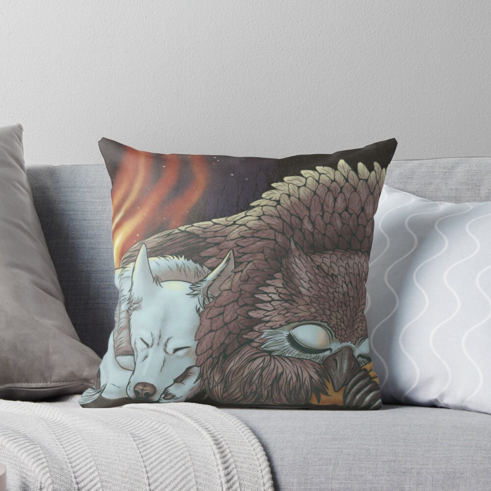 Item preview, Throw Pillow designed and sold by ellemensorcelle.