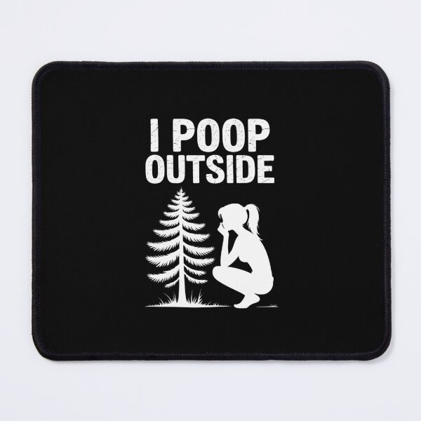 Item preview, Cool I Poop Outside Outdoor Pooping Lady Camping Gift designed and sold by andreaswest.