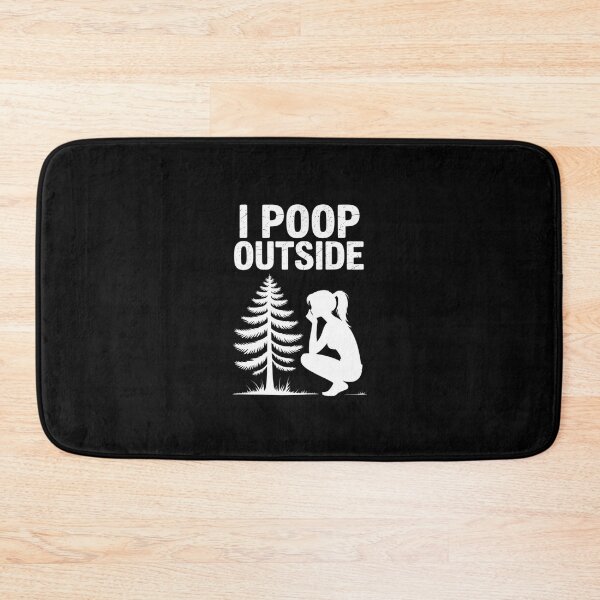 Item preview, Cool I Poop Outside Outdoor Pooping Lady Camping Gift designed and sold by andreaswest.