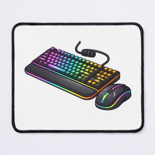 Item preview, Mechanical Keyboard and Gaming Mouse Setup Sticker designed and sold by LungTor.
