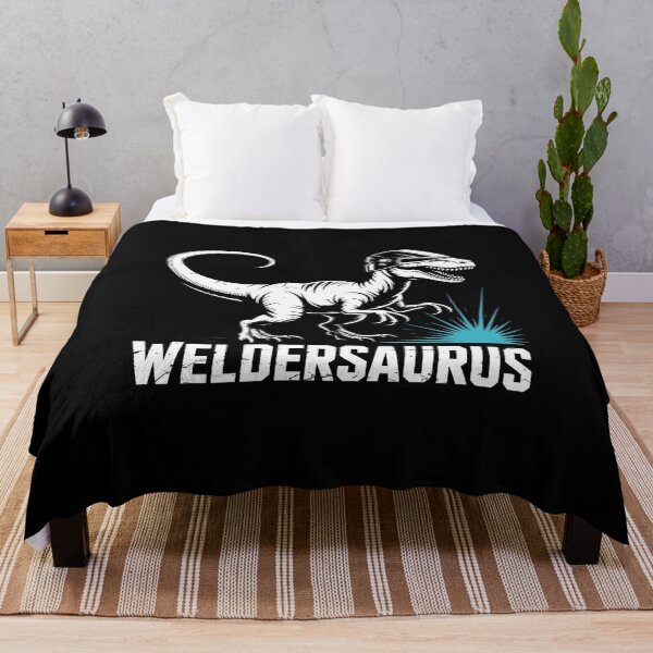 Item preview, Welder Dinosaurs Mig Welding Dino Steel Worker T-Rex designed and sold by andreaswest.