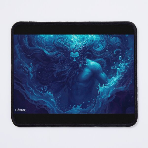 Item preview, Πόντος — Pontos Primordial God of the Sea | Greek Mythology Art designed and sold by GreennieArt.