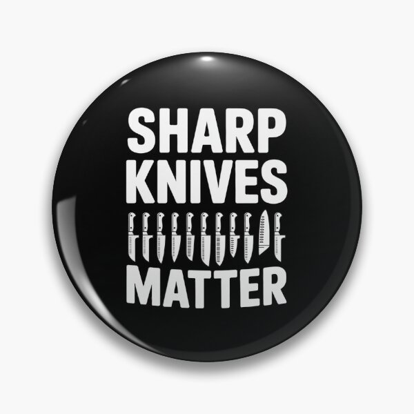 Item preview, Sharp Knives Matter Butcher Meat Cutter Chef Knife designed and sold by andreaswest.