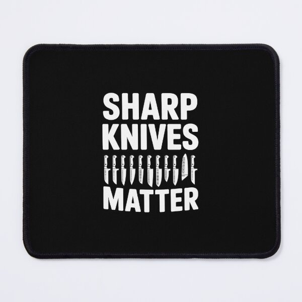 Item preview, Sharp Knives Matter Butcher Meat Cutter Chef Knife designed and sold by andreaswest.