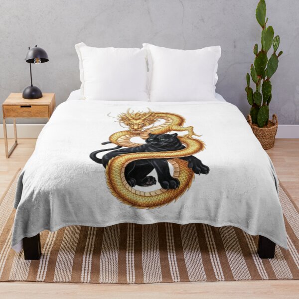 Item preview, The Sacred Alliance: Golden Dragon and Mythical Feline designed and sold by CHRIST5000.