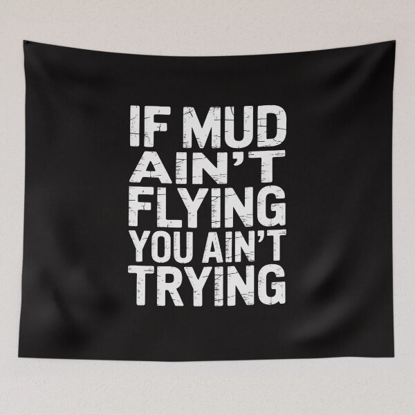 Item preview, ATV Quad 4 Wheeler Mudding Mud Aint Flying designed and sold by margaridroso.