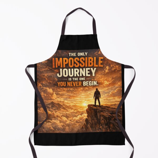 Item preview, The Only Impossible Journey You Never Begin Motivation designed and sold by Dariusz.K.