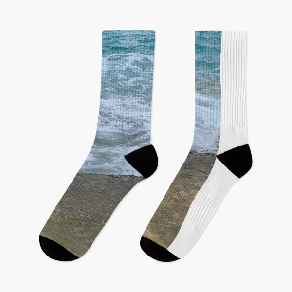Item preview, Soft Ocean Waves Touching Coastal Rocks designed and sold by Torizo.
