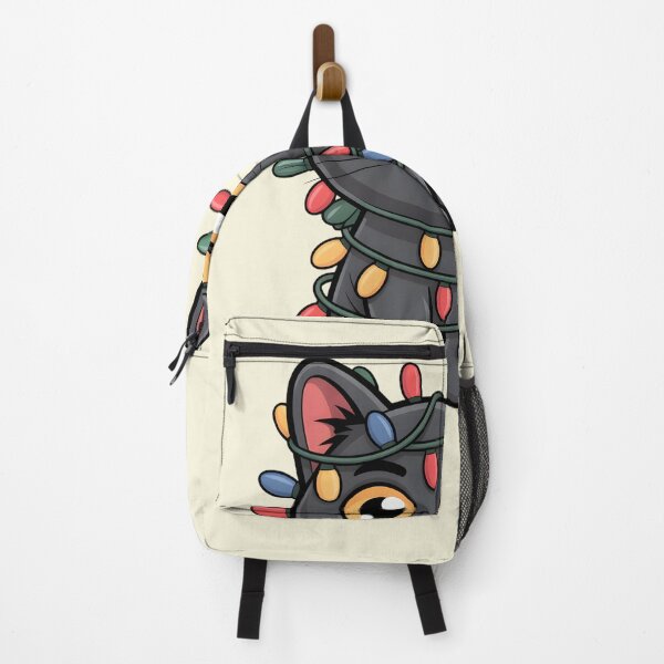 Item preview, Super Cute Kawaii Cat in Christmas Lights designed and sold by Mr-wow.