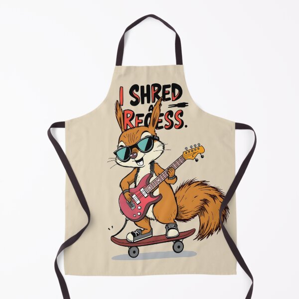 Item preview, Cool Squirrel Shredding Recess Rock Skater designed and sold by Amplify-n-Co.