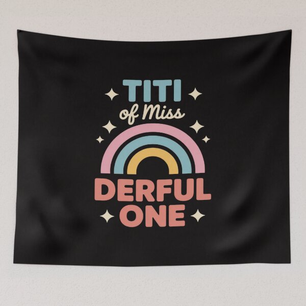 Item preview, Titi of Miss Onederful Boho Rainbow Niece First Birthday designed and sold by margaridroso.